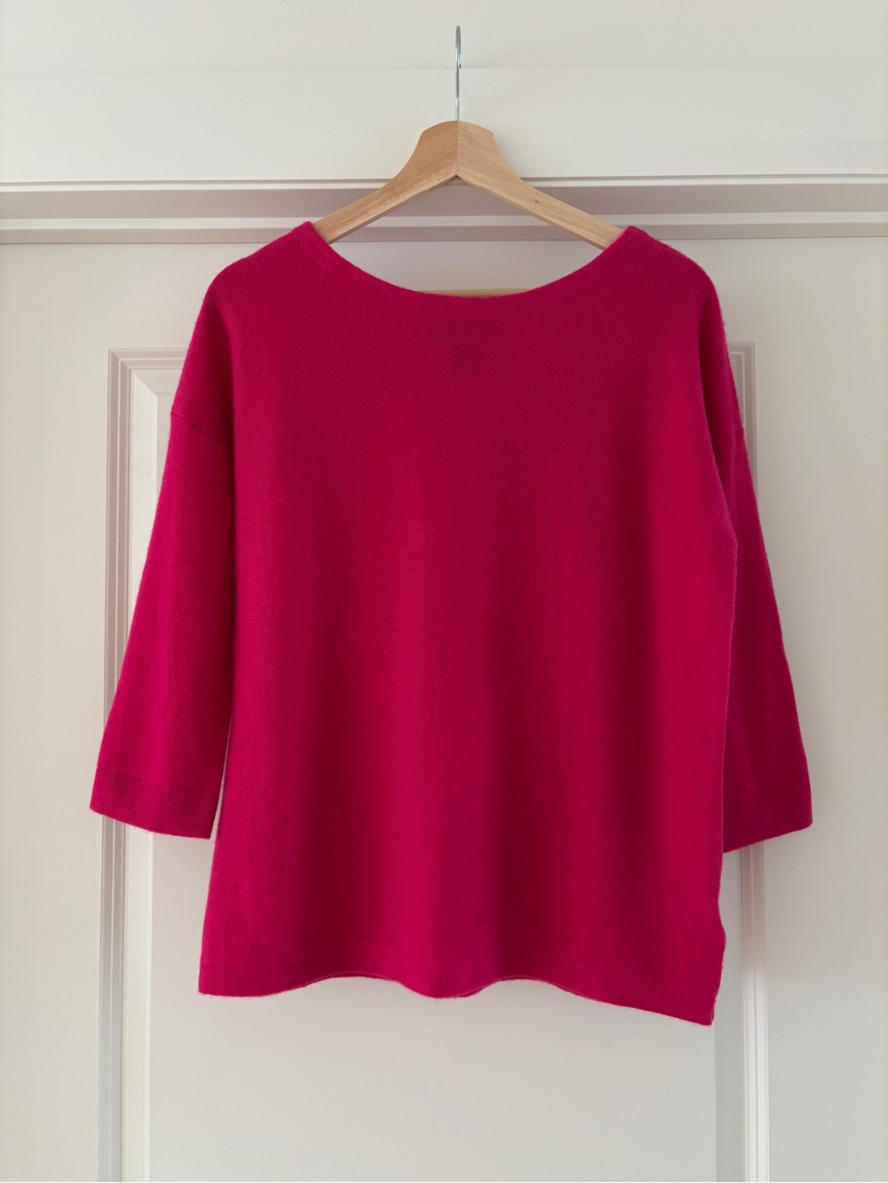 100% cashmere Barbie pink sweater